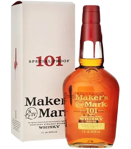 Amazon.co.jp: メーカーズマーク 101プルーフ 50.5度 1000ml □白箱と